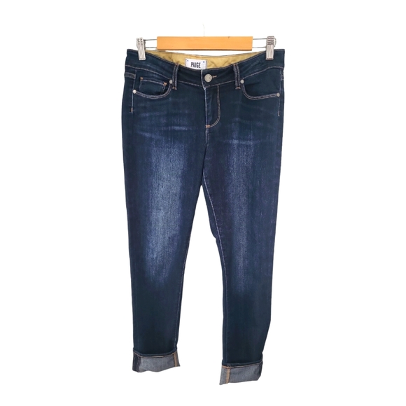 PAIGE Denim - PAIGE Skyline Ankle Cuffed Low Rise Jeans Size 29